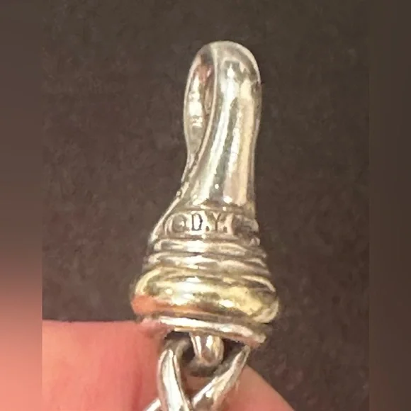 David Yurman Silver Necklace - Picture 5 of 6